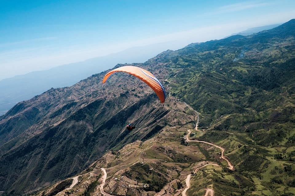 paragliding at the kerio