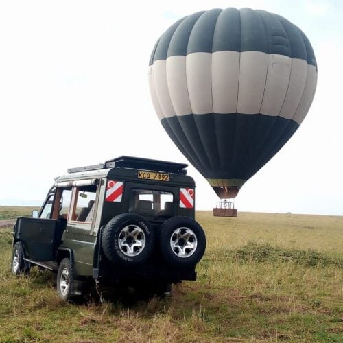 balloon safari in masai